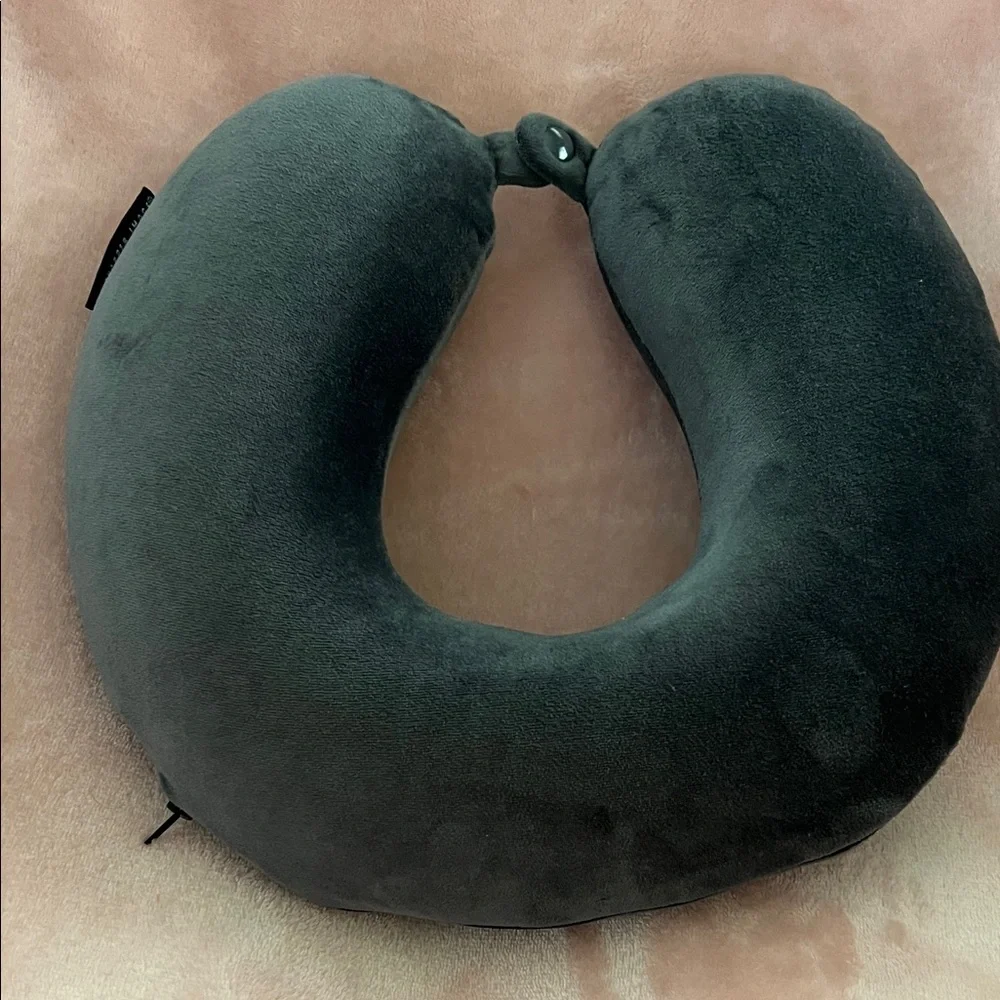 Sharper Image Dark Gray Neck Pillow - Picture 8 of 9